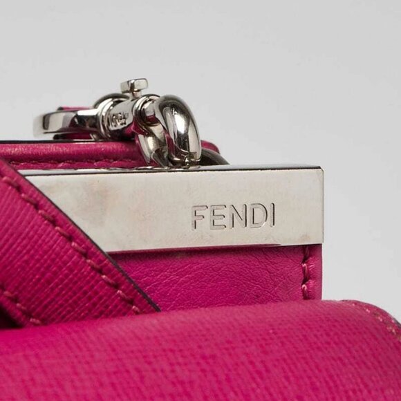 Fendi Purple Saffiano Leather Demi Jour Small Bag - Picture 7 of 12
